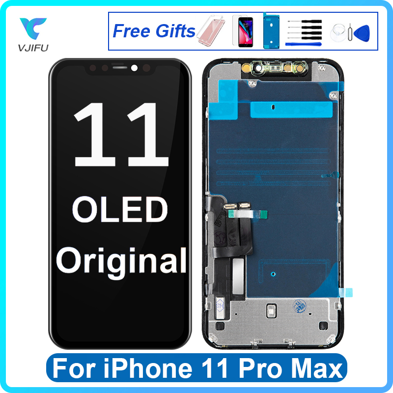 Bloc écran tactile LCD OLED de remplacement, 3D, OEM, pour iPhone X 11 Pro Max, réparation de téléphone portable, pas de Pixels morts n° 1