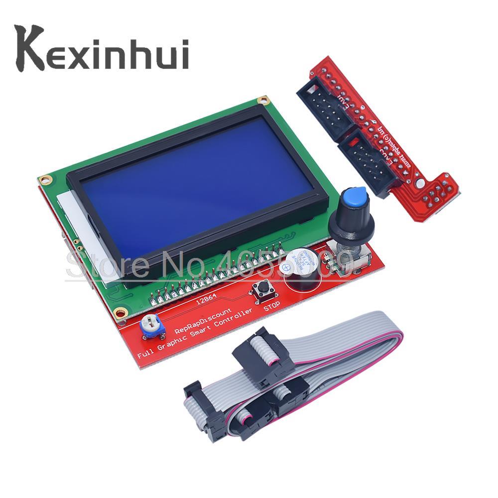 Reprap â€“ carte Mega2560 2004 LCD 12864 pour imprimante 3D, contrÃ´leur adaptateur intelligent, rampes 1.4 1.6, commande LCD n° 2