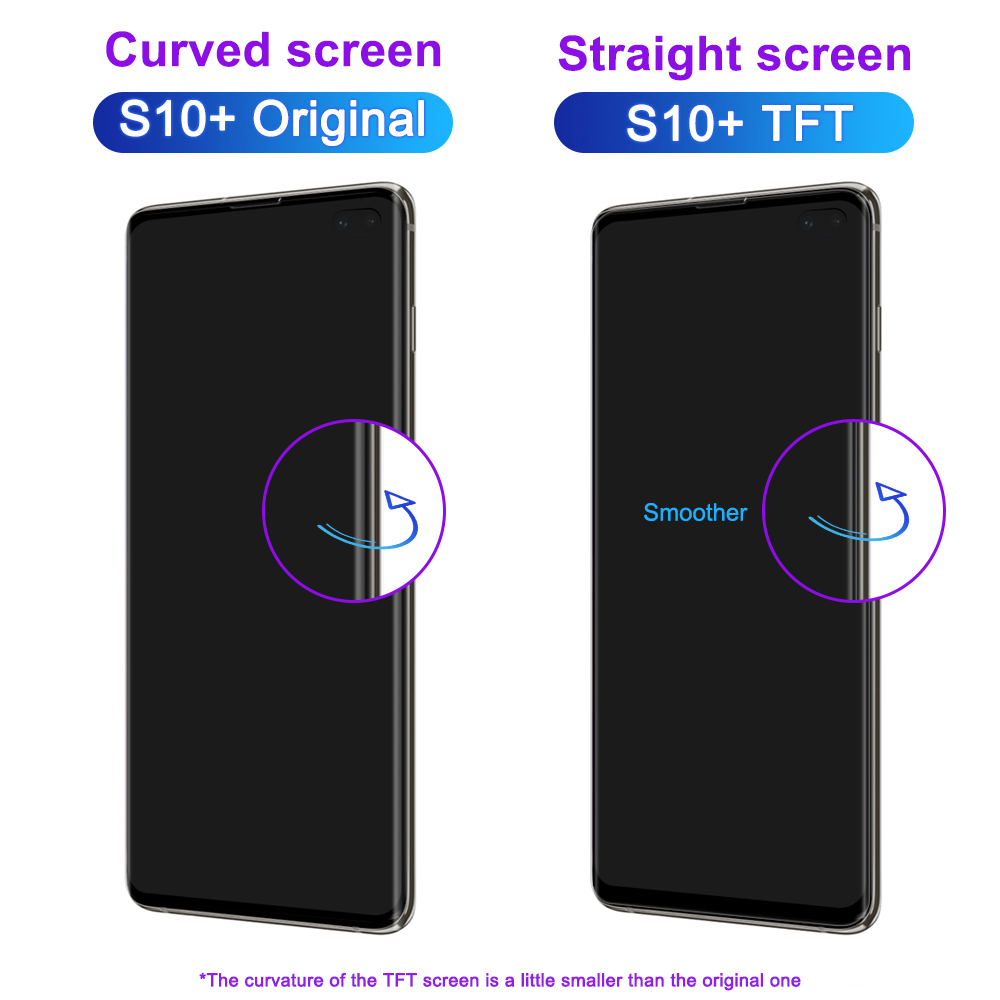 Ã‰cran tactile LCD de remplacement pour SAMSUNG Galaxy S10 PLUS SM-G9750 G975F, 100% testÃ© 6.2 en effet n° 4