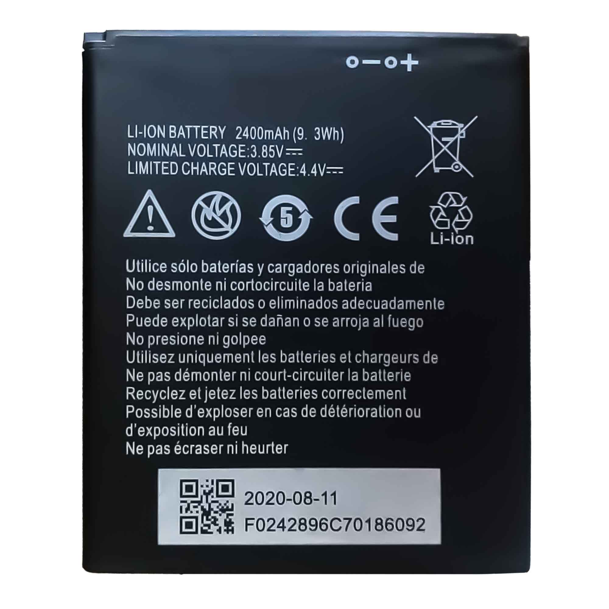 Batterie d'origine pour tÃ©lÃ©phone ElecBlade, haute qualitÃ©, Ve3824T44P4h716043, A520, A521, BA520, A520C, A603, BA603, 24.com, 2400mAh, 5.0, nouveau n° 2