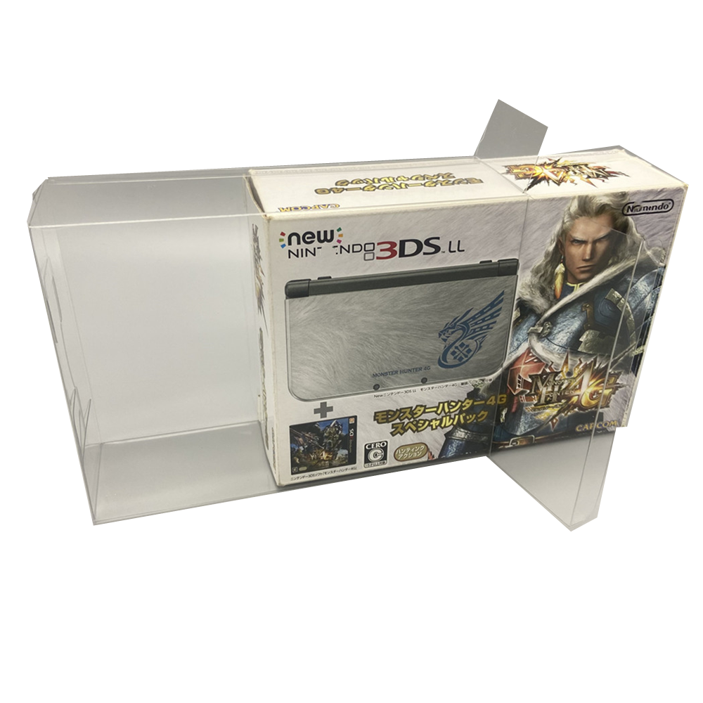 Protecteur de boÃ®te transparent pour Nintendo, 3DS, LL, 3DS, XL, Monster Hunter, boÃ®tes de renforcement 4G, coque de jeu de stockage, vitrine transparente, nouveau n° 1