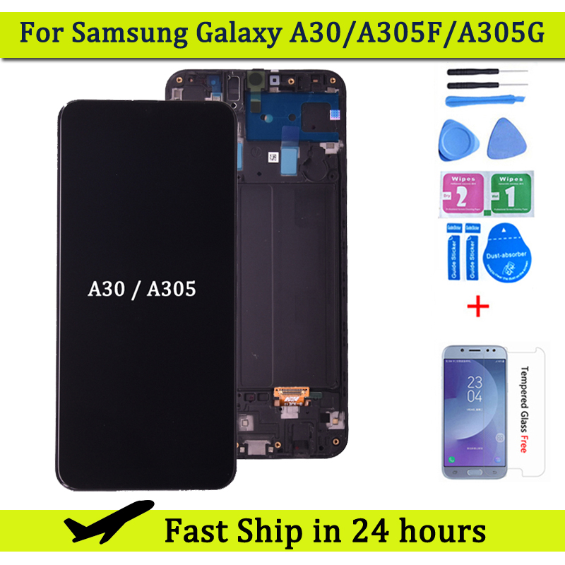 Ensemble Ã©cran tactile LCD, pour Samsung galaxy A30 A305/DS A305F A305FD A305A n° 1