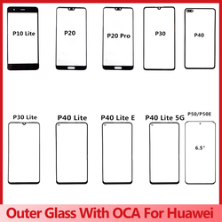 Ã‰cran tactile LCD avant, verre extÃ©rieur et OCA, piÃ¨ce de rechange pour Huawei P50, P10, P20 Pro, P30, P40 Lite, E, 4G, 5G small picture n° 1