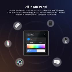 SONOFF-Panneau de commande pour maison intelligente NSPanel86PB, multi-touch, Wifi, Ã©cran ThermoandreLCD, scÃ¨ne intelligente, interrupteur mural pour Google Home small picture n° 3