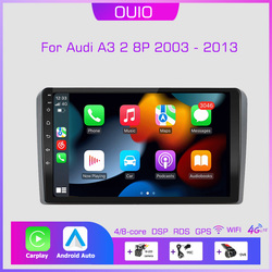 Autoradio Android 10, Navigation GPS, DSP, BT, RDS, Lecteur de Limitation, 2Din, Carplay, pour Audi RS3 Sportback A3 8P S3 2003-2012 small picture n° 1