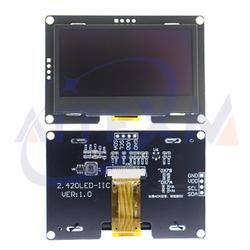 Ã‰cran OLED HD avec technologie d'Ã©cran LCD, interface sÃ©rie pour Ardu37UNO R3, SSD1309, Ã©ventuelles I, IIC, I2C, 7 broches, 2.42 pouces, 2.42 pouces, 128x64 small picture n° 6