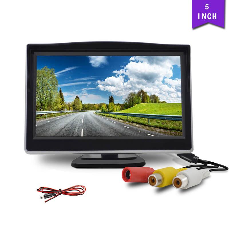 Moniteur LCD TFT numÃ©rique pour voiture, entrÃ©e vidÃ©o 2 voies pour barrage, camÃ©ra de recul, moniteur de stationnement, 2023, Ã©cran 800x480, 5 pouces n° 1