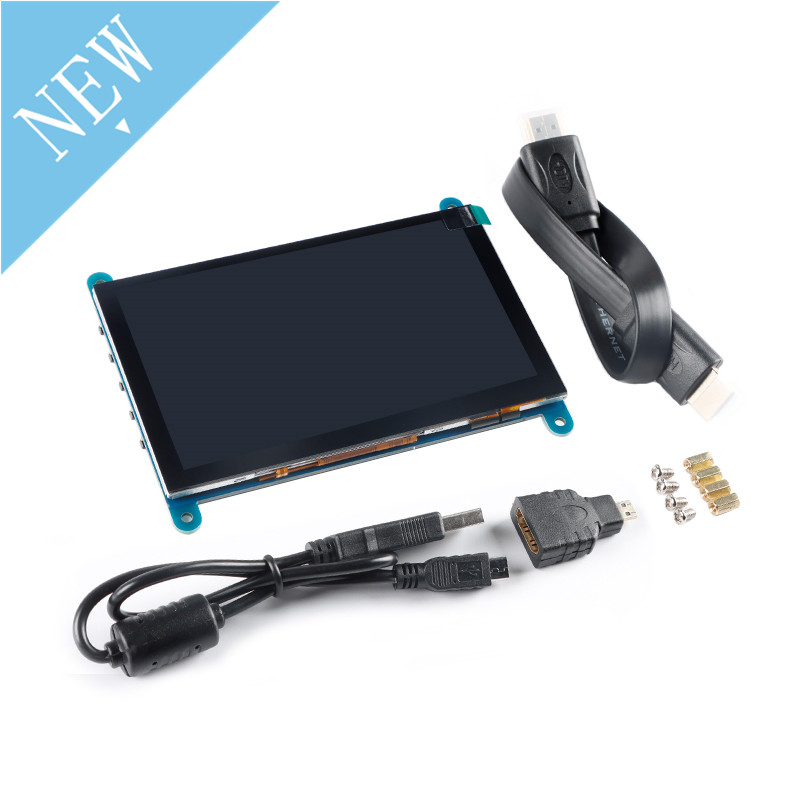 Moniteur Portable HDMI 800x480 5 , Module d'affichage tactile LCD capacitif pour Raspberry Pi 4 3B +/ PC/Banana Pi n° 6