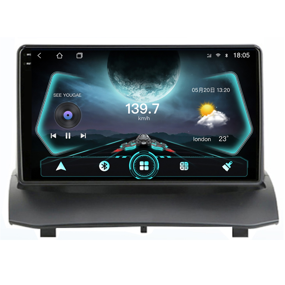 Autoradio Android 13 pour Ford Fi.C. MK7 2009 -2017, Navigation sans fil, Lecteur vidÃ©o, Carplay, Auto, 5G, WiFi, No 2Din DVD, Limitation n° 2