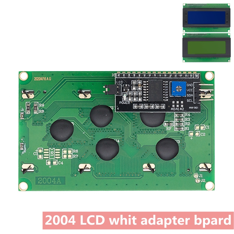 HOPP2004-Adaptateur petsÃ©rie pour Ardu37, Ã©cran bleu et vert, I2C, 2004, 20x4, 2004A, HD44780, Rick LCD, W IIC, I2C n° 1