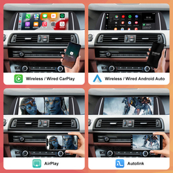 Lecteur de voiture sans fil Apple CarPlay, radio Android, Ã©cran d'affichage automatique pour BMW SÃ©rie 5, F10, F11, 2012-2016, unitÃ© principale NBT small picture n° 4