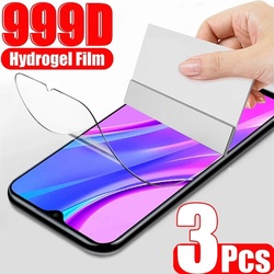 Film de protection pour Smartphone Umidigi Bison, 3 piÃ¨ces, couverture complÃ¨te, protecteur d'Ã©cran, film Hydrogel small picture n° 1