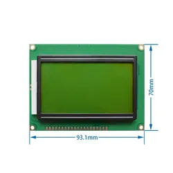 Carte d'affichage LCD pour Ardu37, module d'affichage, jaune, vert, 12864, AgeneX64, 5V, bleu, ST7920, 100% nouveau, original small picture n° 2