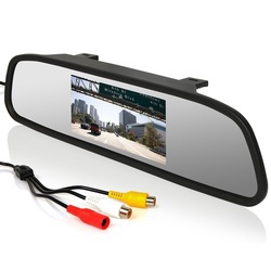 Bileeko-RÃ©troviseur de voiture avec camÃ©ra de recul, Ã©cran de moniteur de voiture avec Wifi, 4.3 pouces small picture n° 5