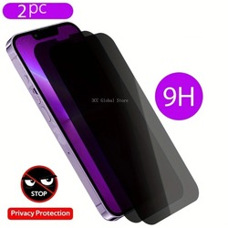 Protecteur d'Ã‰cran en Verre pour iPhone, Accessoire de Protection de la Vie PrivÃ©e pour les ModÃ¨les 14 Pro Max, 13, 12 Mini, 11 Pro, 15 Plus, 7, 8, 14 Plus, Poly XS Max, 2 PiÃ¨ces small picture n° 3