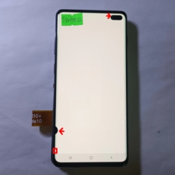 AMOLED-LCD Galaxy S10 Plus avec cadre, dÃ©faut de point noir, modÃ¨le adaptÃ©, G9750, G975F, G975B, G975D, S small picture n° 5