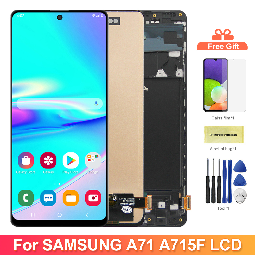 Ã‰cran tactile LCD avec chÃ¢ssis, pour Samsung Galaxy A71 A715 A715F n° 1