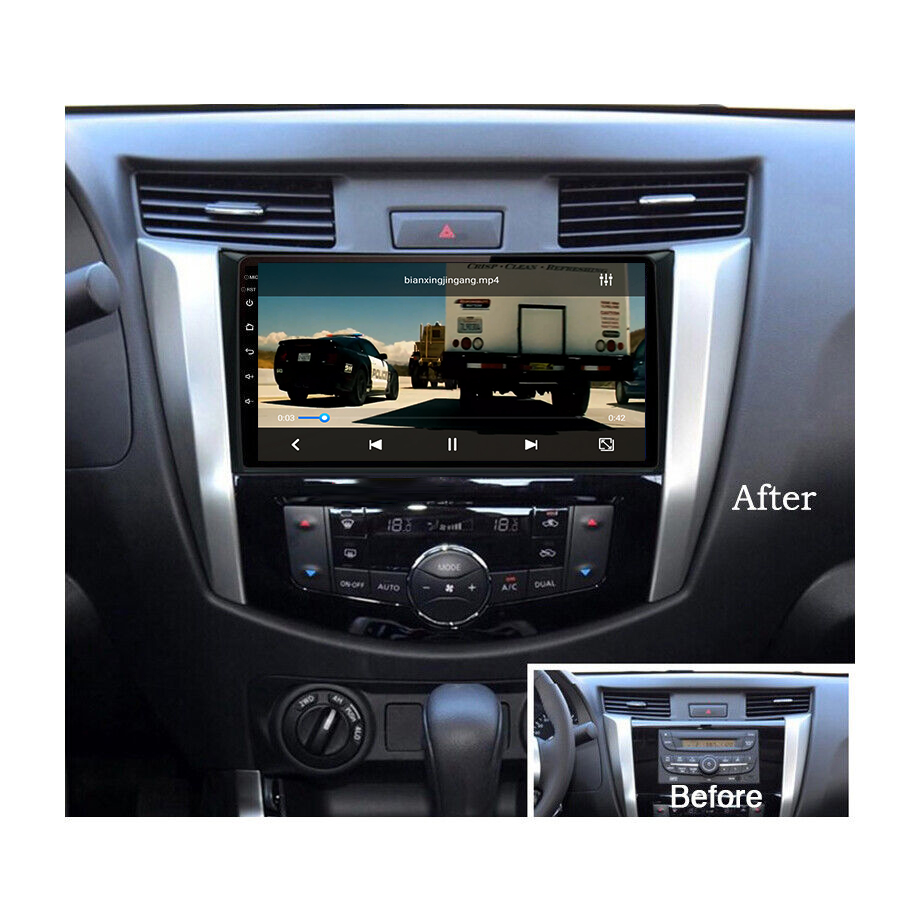 Lecteur de voiture DVD NO 2DIN HDR Android 13 pour Nissan NAVARA Frontier, Navigation GPS, StÃ©rÃ©o, Limitation distillÃ©e, NP300, 2015-2017 n° 2