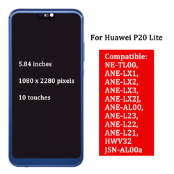 Pour HUAWEI P20 Lite LWindÃ©cran tactile panneau HÃ©bergements eur assemblÃ©e ANE-LX1 ANE-LX3 Nova merveilleuse LCD P20 lite small picture n° 2