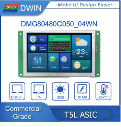 Dwin-Ã‰cran LCD IHM TFT pour Ardu37DMG80480C050 _ 04W, 5.0 pouces IPS, 800x480, technologie de puzzles, TTL, RS232, UART, qualitÃ© commerciale small picture n° 2