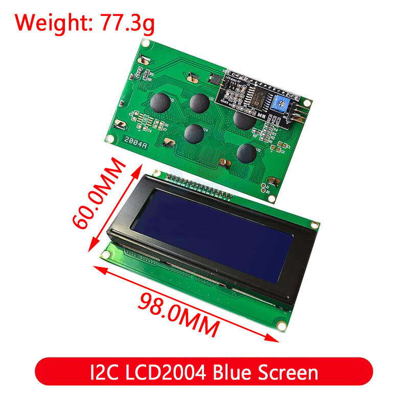 Ã‰cran LCD Tech bleu et vert pour Ardu37, interface d'affichage, Rick UNO, R3 Mega2560, PCF8574T, IIC, I2C, 0802, 1602, 2004, 12864 n° 5