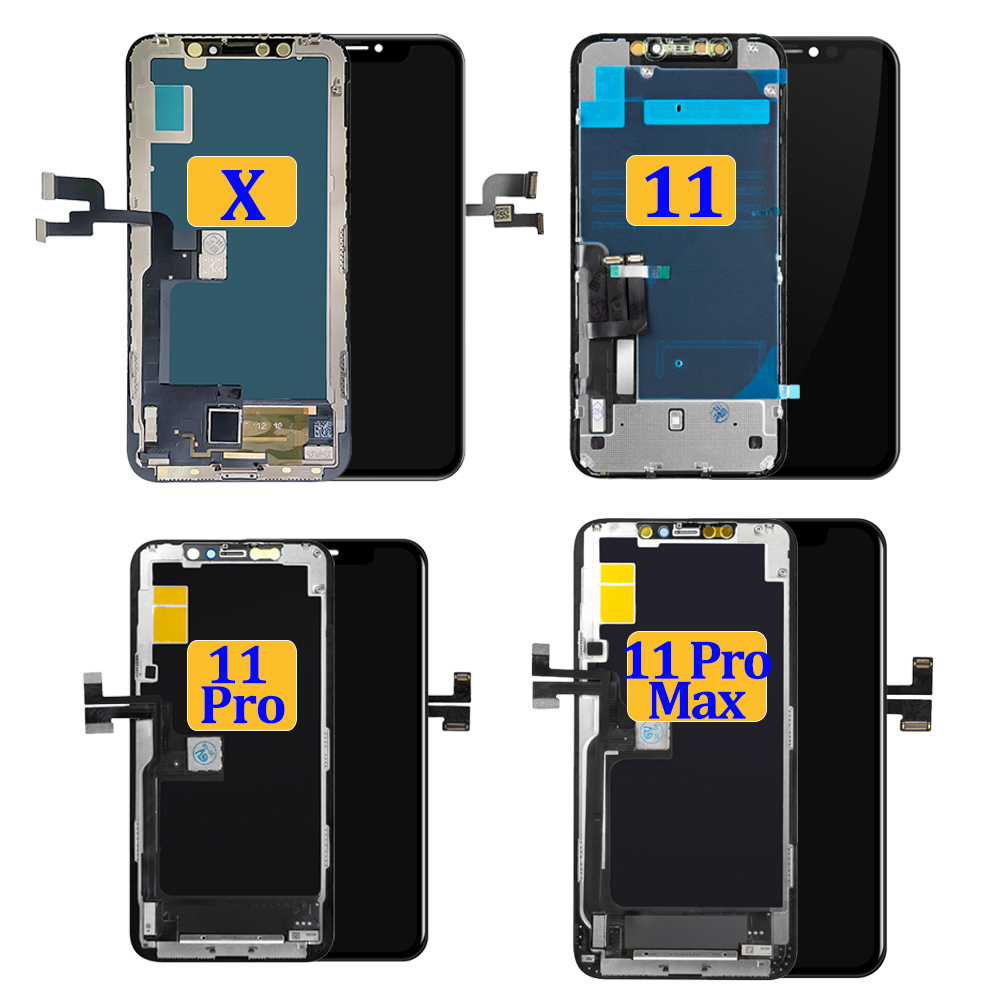 Bloc écran tactile LCD OLED de remplacement, 3D, OEM, pour iPhone X 11 Pro Max, réparation de téléphone portable, pas de Pixels morts n° 2