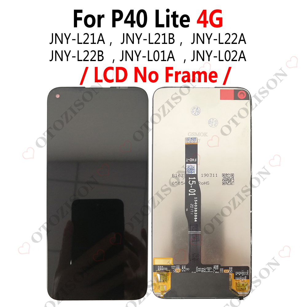 LCD avec cadre pour Huawei P40 lite 5G affichage CDY-NX9A 4G JNY-L01A L21A Ã©cran tactile HÃ©bergements eur assemblÃ©e remplacement P40lite LCD n° 2