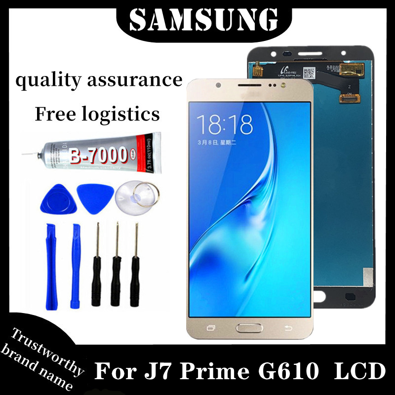 Ensemble Ã©cran tactile LCD, 5.5 pouces, pour Samsung Galaxy J7 Prime G610 G610F, original n° 1