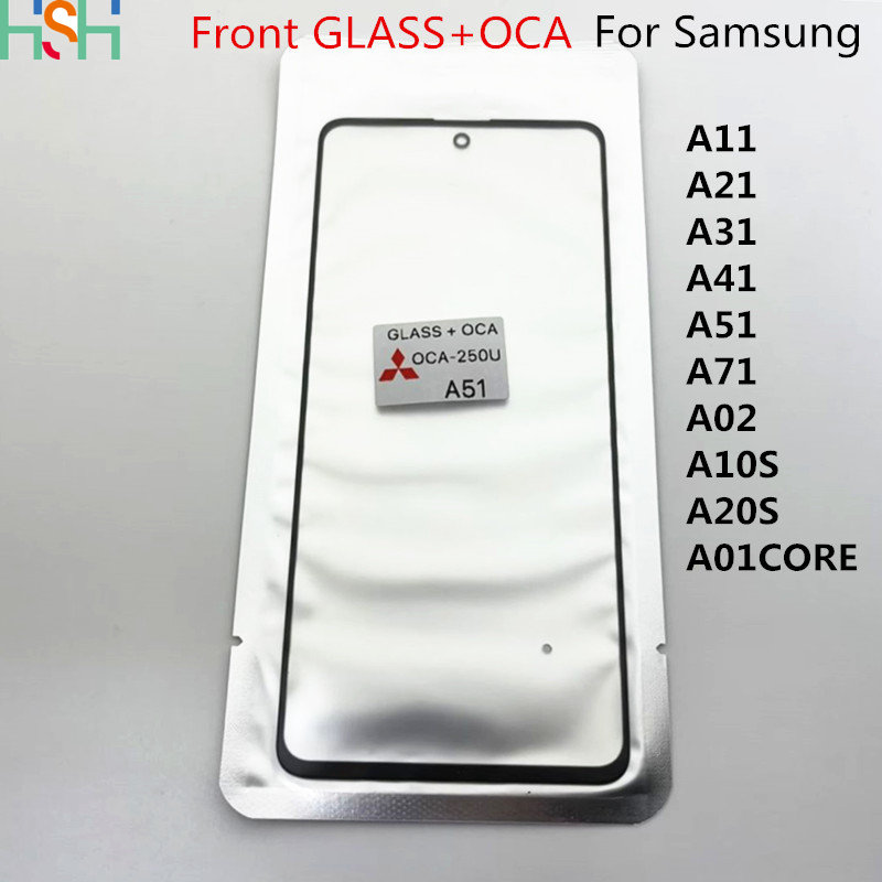 Remplacement de l'Ã©cran tactile LCD, lentille extÃ©rieure avant, verre OCA, compatible avec Samsung Galaxy A31, A41, A51, A71, A01, A11, A21, A01CORE, A21S, A10S, A20S n° 1