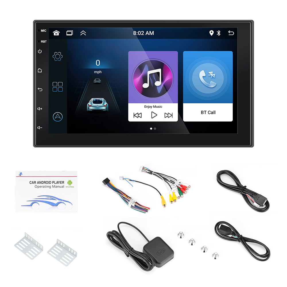 Autoradio Universel Android 11 avec Limitation 2 Din, Lecteur VidÃ©o, Carplay, 7 Pouces, Navigation, StÃ©rÃ©o n° 6