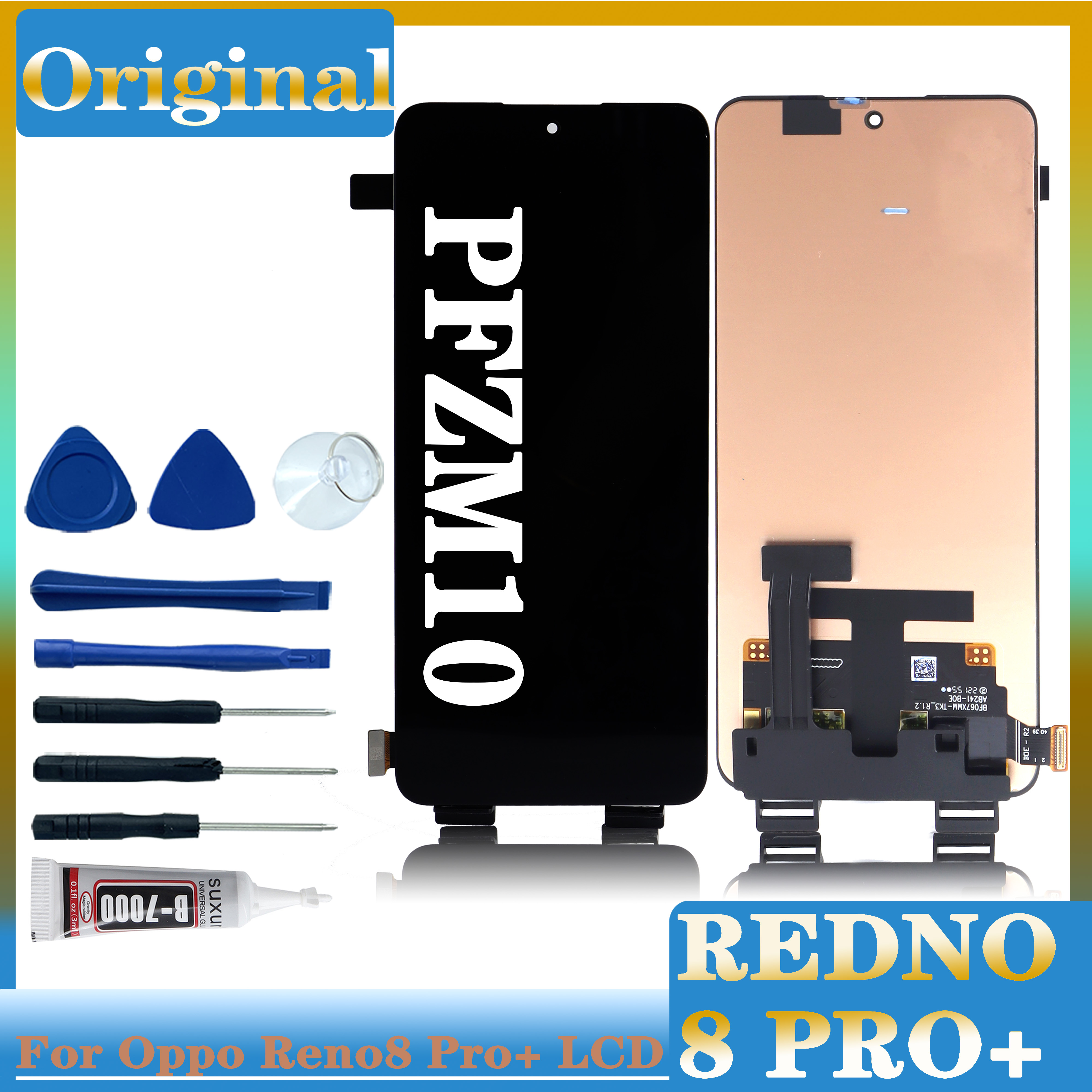 Ensemble Ã©cran tactile LCD AMOLED de remplacement, pour Oppo Reno8 Pro Plus PFZM10, original n° 1