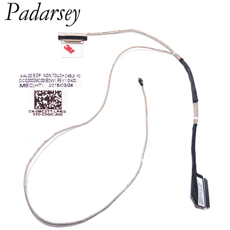 Padarsey â€“ cÃ¢ble LCD de remplacement pour ordinateur portable, sans contact, pour Dell Inspiron 3558 5555 5558 5559 AAL20 n° 1