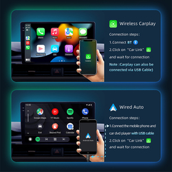 SystÃ¨me d'intelligence de limitation de voiture Carplay sans fil, Ã©cran tactile, radio Android 12, 2Din, 4G, KIT 207 CC, 207CC, 2006-2015 small picture n° 2