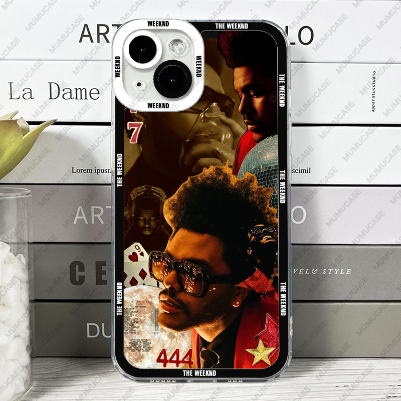 Coque souple pour iPhone, The Weekend, Sticker Art, 14, 13, 12, 11 Pro Max, Mini XS, X, Poly SE, 7, 8 Plus n° 6