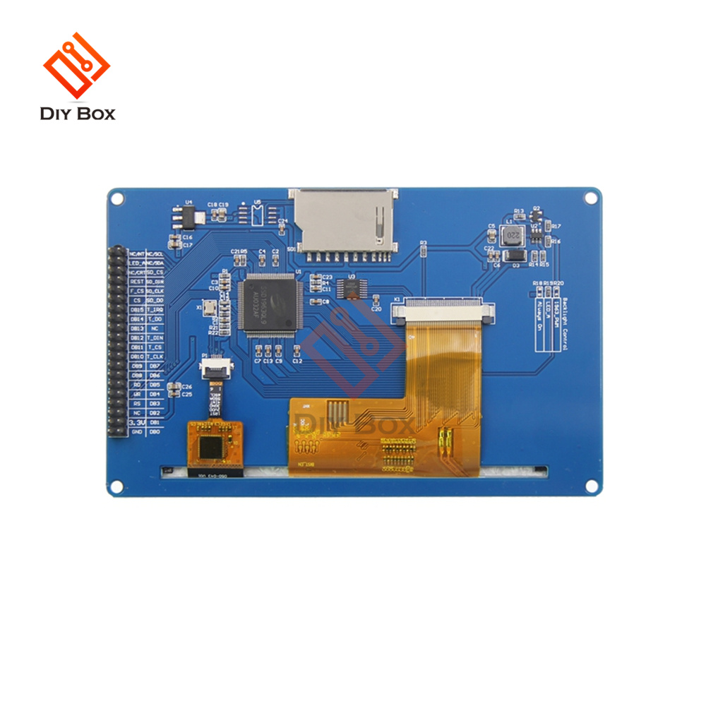 Ã‰cran Tactile LCD TFT ParallÃ¨le, Puce GT911 XPT2046, 4.3/5.0/7.0 Pouces, 800x480, 480x272 n° 6