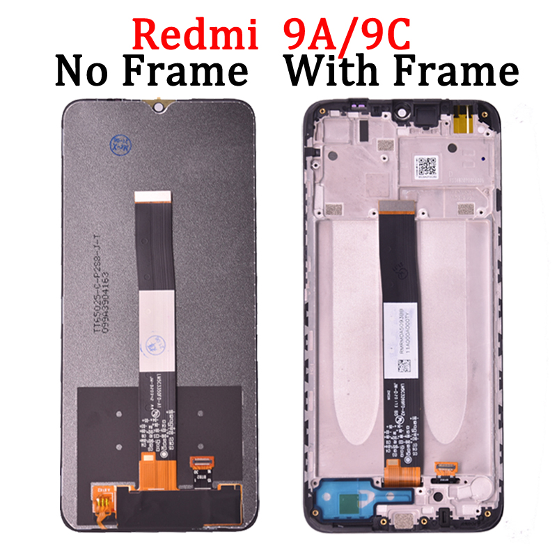 NumÃ©riseur d'Ã©cran tactile LCD pour Xiaomi Redmi 9A 9C, piÃ¨ces de tÃ©lÃ©phone de remplacement, assemblage d'affichage, 6.53 pouces n° 3