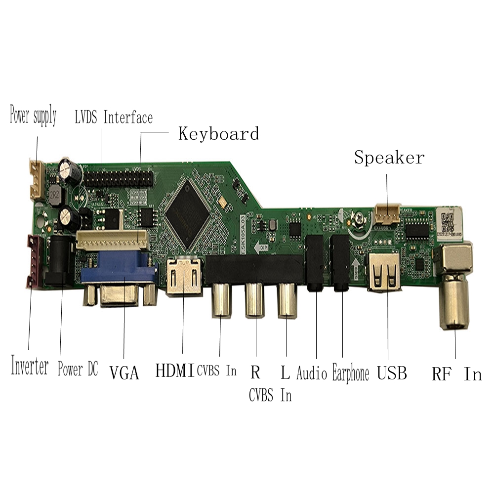 Kit de carte contrÃ´leur TV LTM230HT10, Ã©cran LCD LED, TV, HDMI, VGA, AV, USB, nouveau n° 5