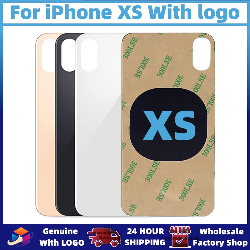 Panneau arriÃ¨re en verre pour iPhone XS, couvercle de batterie, nouveau, haute qualitÃ©, avec logo, grand trou, camÃ©ra EnvÃ­o rÃ¡pido y gratuito 100% probado n° 1