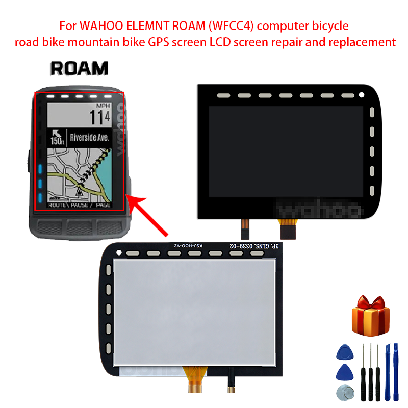 WABath-O ELEMNT ROAM-Ecran LCD de vÃ©lo de route et VTT, accessoire de rÃ©paration et de remplacement pour ordinateur (WFCC4) n° 1