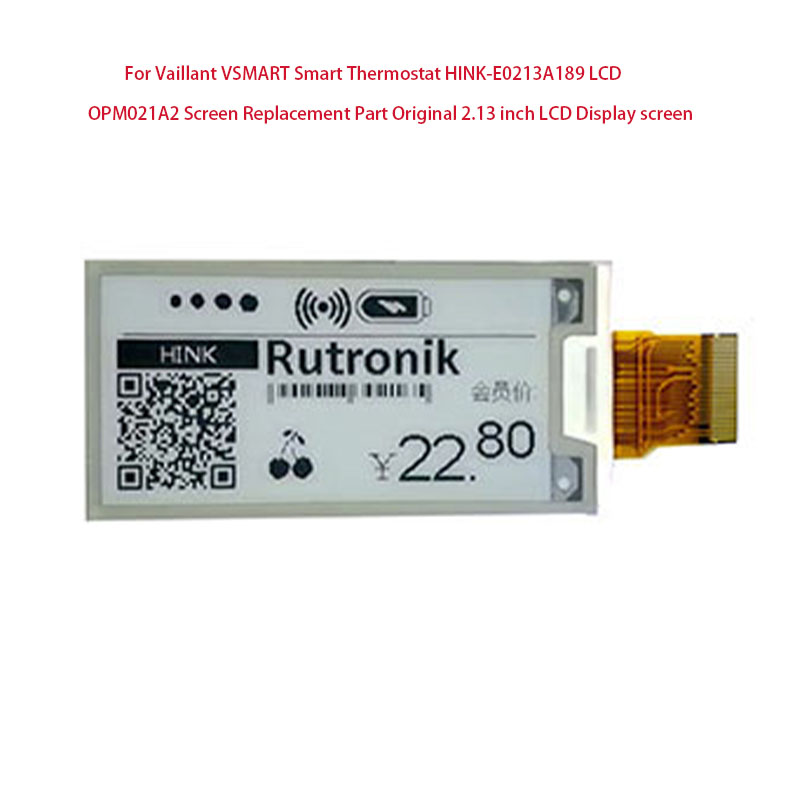 PiÃ¨ce de rechange d'Ã©cran LCD d'origine 2.13 pouces pour Nokia, VSMART Smart ThermoandreHINK-E0213A189 LCD OPM021A2 n° 1