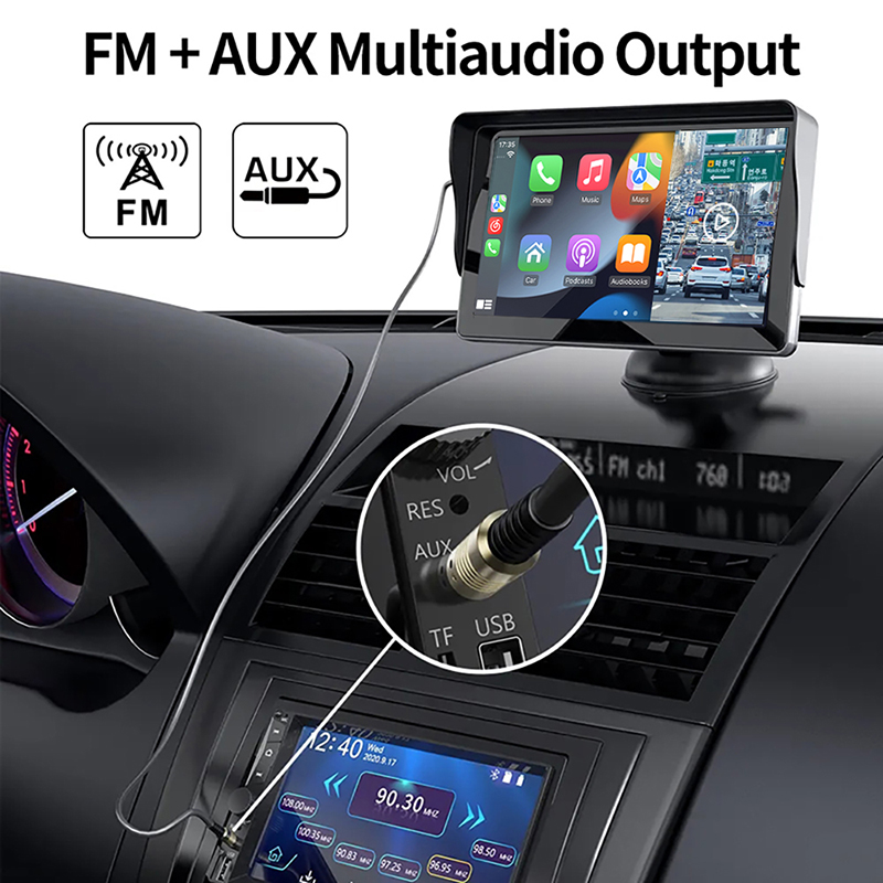 Autoradio MP5 avec Bluetooth, Android, Auto, Sans fil, Apple Carplay, RÃ©cepteur stÃ©rÃ©o, DVD, 2Din, Limitation automobile, 7/9 n° 6