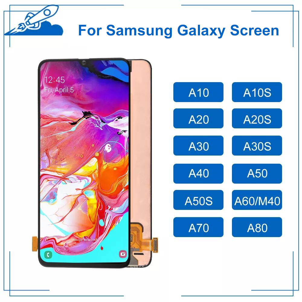 LCD Pour Samsung Galaxy A10 A10S A20 A20S A30 A30S A40 A50 A50S A60 M40 A70 A80 Ã‰cran Tactile NumÃ©riser L'assemblÃ©e TFT n° 1