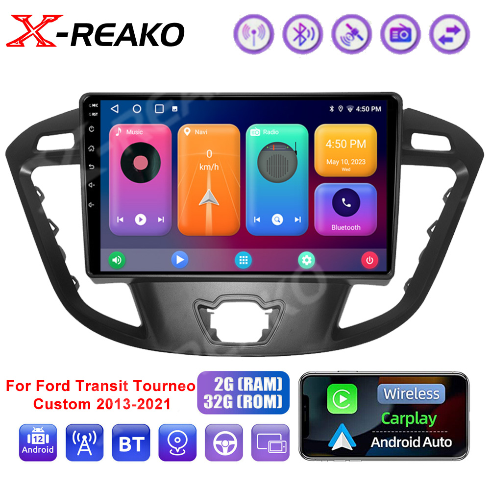 X-REAKO Carplay StÃ©rÃ©o pour Ford ATIC Tourneo 2013-2021 Autoradio 2 Din Android Limitation Lecteur Ã‰cran Head Unit Navigation n° 1