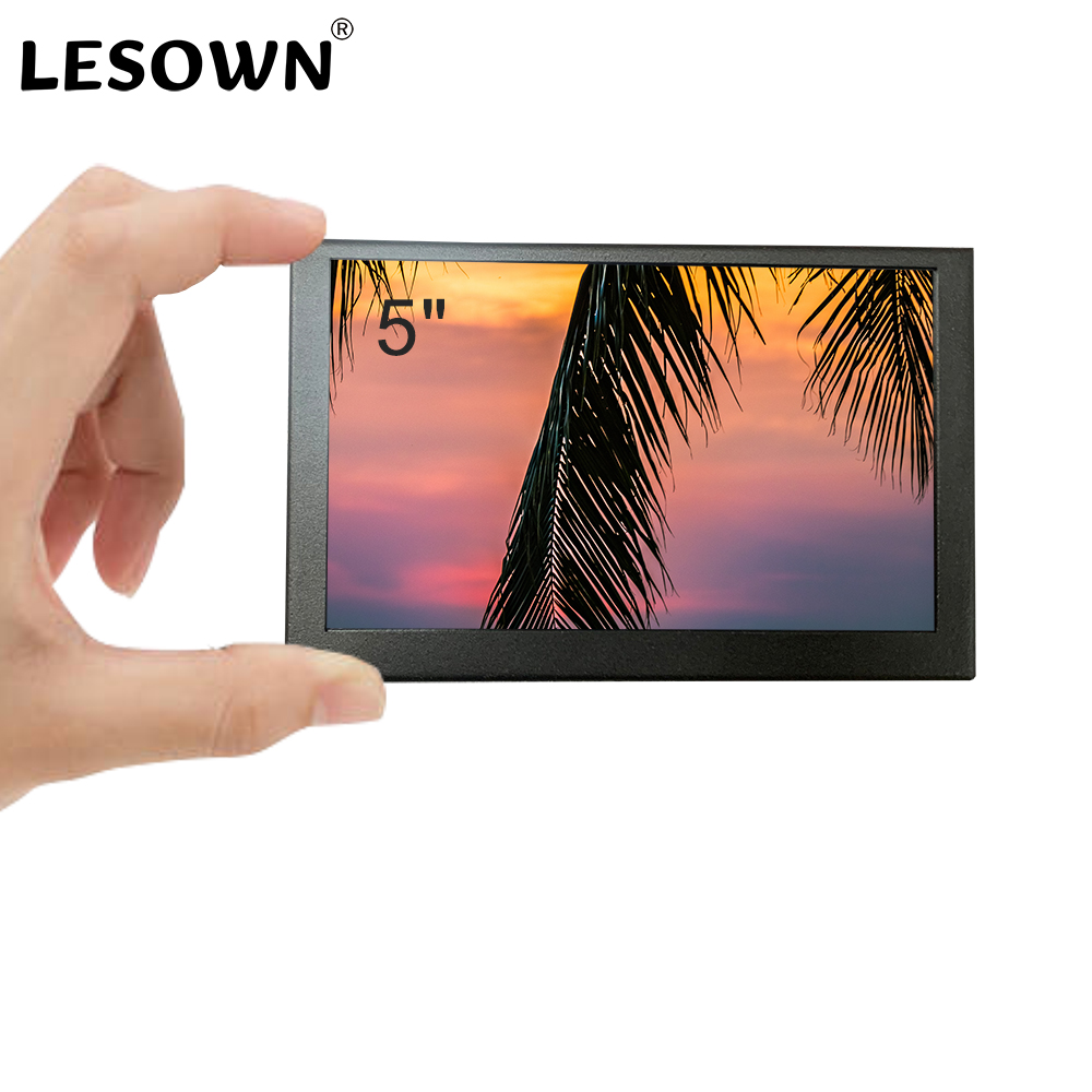 Mini Ã‰cran Tactile LCD IPS Portable de 5 Pouces, Puzzles Ã  5 Points, Panneau de 800x480, Full HD, HDMI, Moniteur de Jeu, Affichage PC n° 1