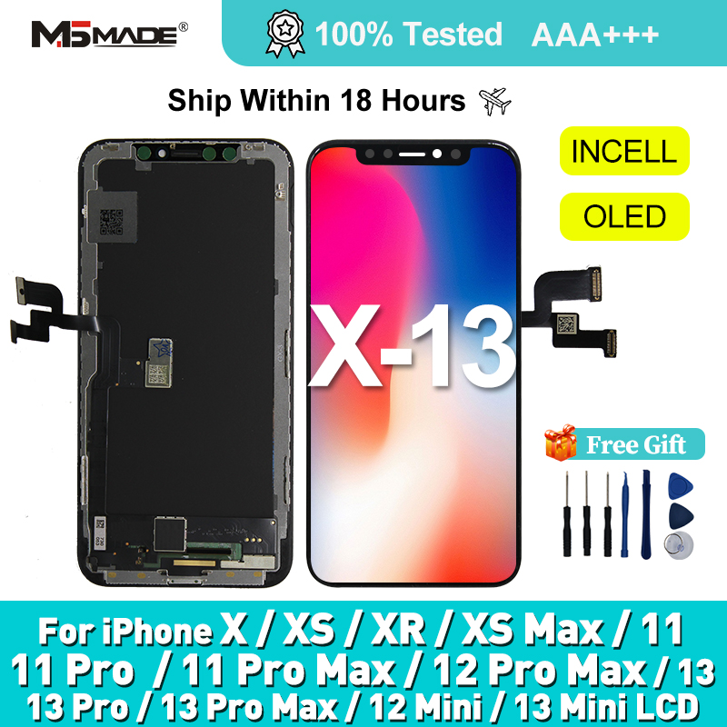 NumÃ©riseur d'Ã©cran tactile 3D, choix pour iPhone X Poly XS MAX, 11 Pro Max, 12 Pro Max, 13 Pro MAX, 12, 13 Mini LCD n° 1