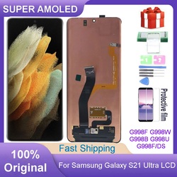 Ensemble Ã©cran tactile AMOLED de remplacement, 6.8 pouces, pour Sansung Galaxy S21 Ultra 5G G998B G998U G9980, original small picture n° 1