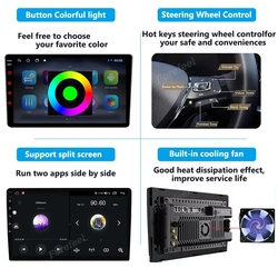 Lecteur de voiture Android pour Nissan NAVARA Frontier NP300, autoradio, navigation vidÃ©o, WiFi, Ã©cran, camÃ©ra de tableau de bord, 2Din, DVD, QLED, 2016-2018 small picture n° 4