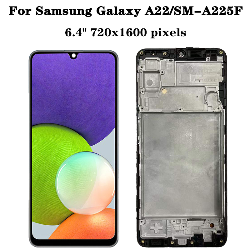 Ã‰cran tactile LCD Super AMOLED, piÃ¨ce de rechange, pour Samsung Galaxy A22 4G A225F A225F/DS A225 n° 3