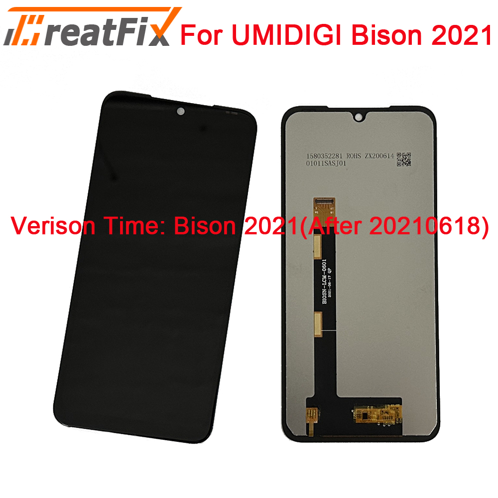 Capteur d'assemblage d'Ã©cran tactile LCD pour Umidigi Bison Pro, piÃ¨ce de capteur d'origine, testÃ© pour Uacity IGI Bison 2021, Android 11 n° 4