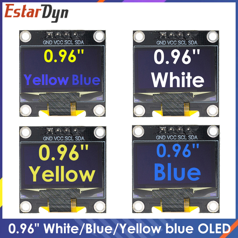 Carte d'Ã©cran LCD pour Ardu37, certification ROHS, Ã©cran Oled IIC sÃ©rie blanc, SSD1315 ogeneX64 I2C 0.96, 12864 pouces n° 1